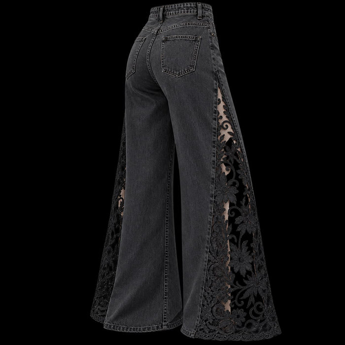 Schattenverliebt™ Spitzen-Denim Jeans